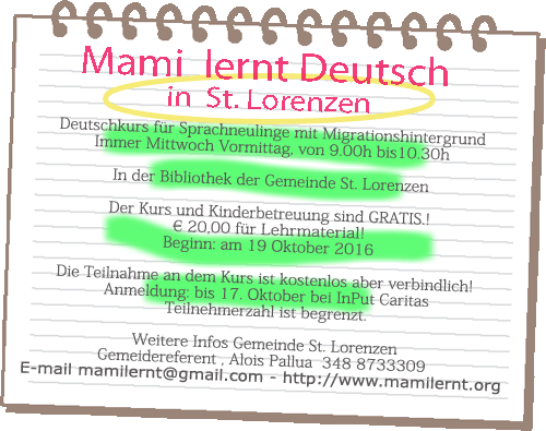 Mami lernt St. Lorenzen